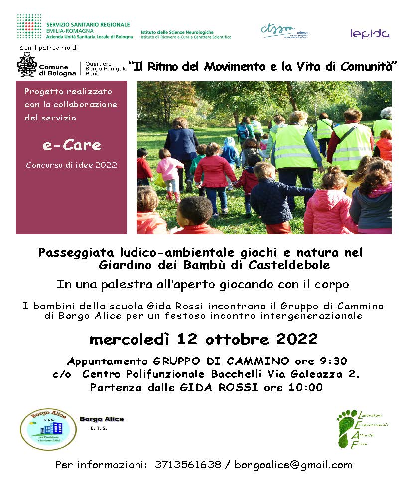 Giochi all'aperto 12 ottobre 2022 Lungo-Reno Casteldebole